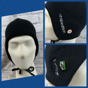 Ushuaia SW Penguin Expedition Embroidered Beanie Cap Pins Antarctica Argentina